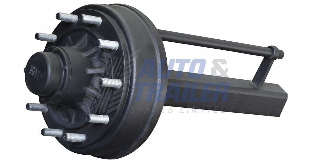 FAD 10x Stud 90mm Braked Stub Auto & Trailer Spares Ltd, UK